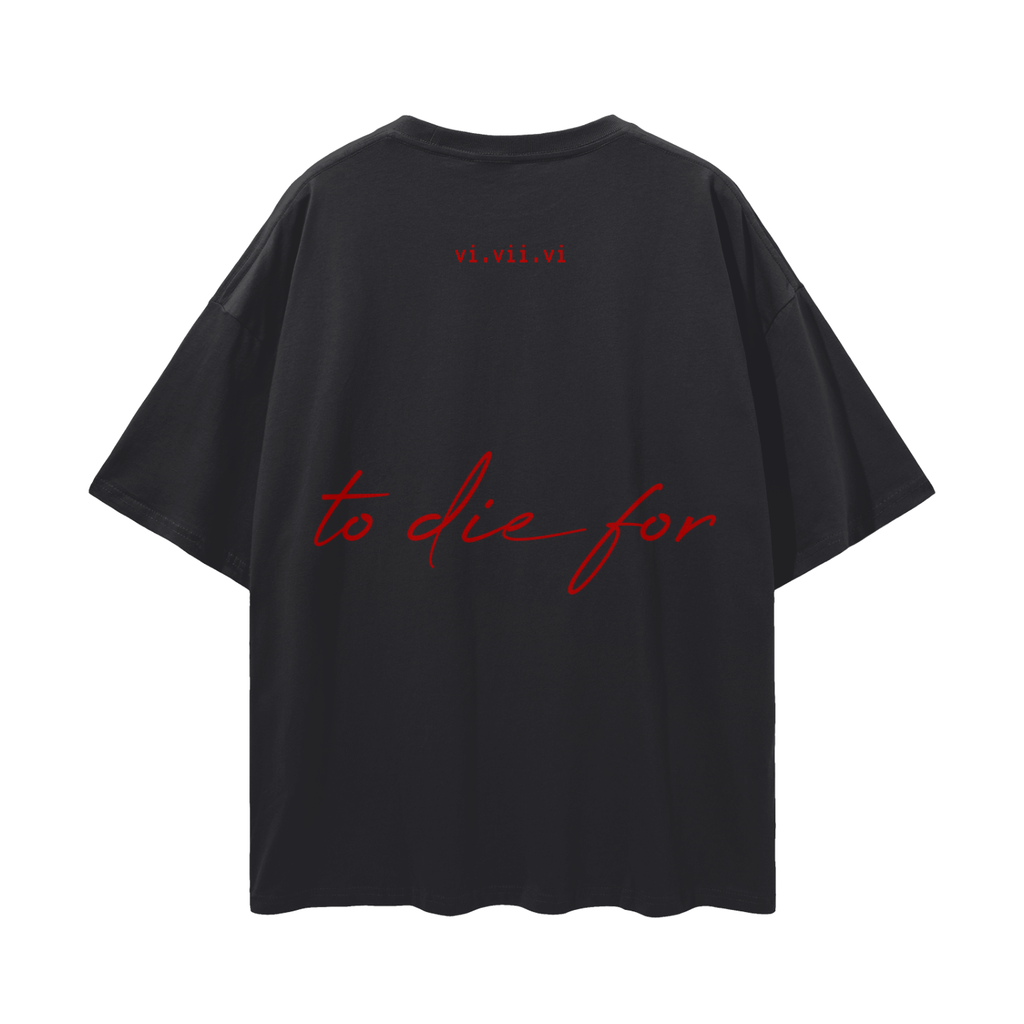2die4 Streetwear Loose Drop Shoulder T-Shirt